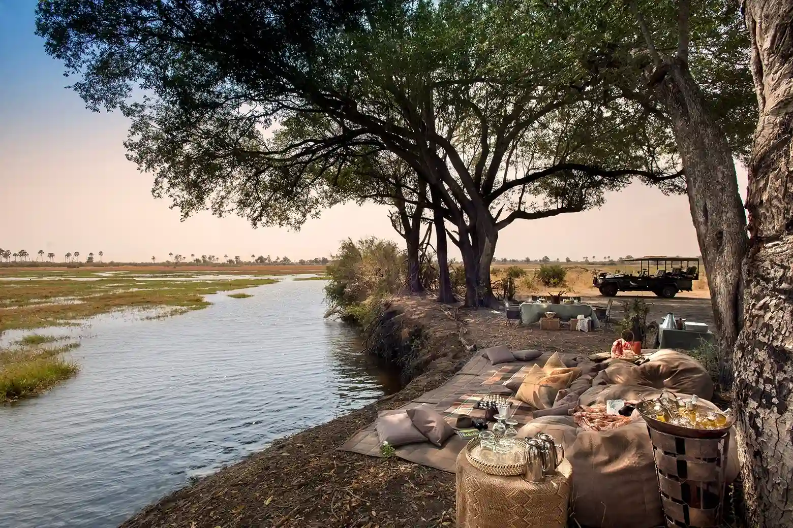 en Okavango vas a poder relajarte y disfrutar de un pigni