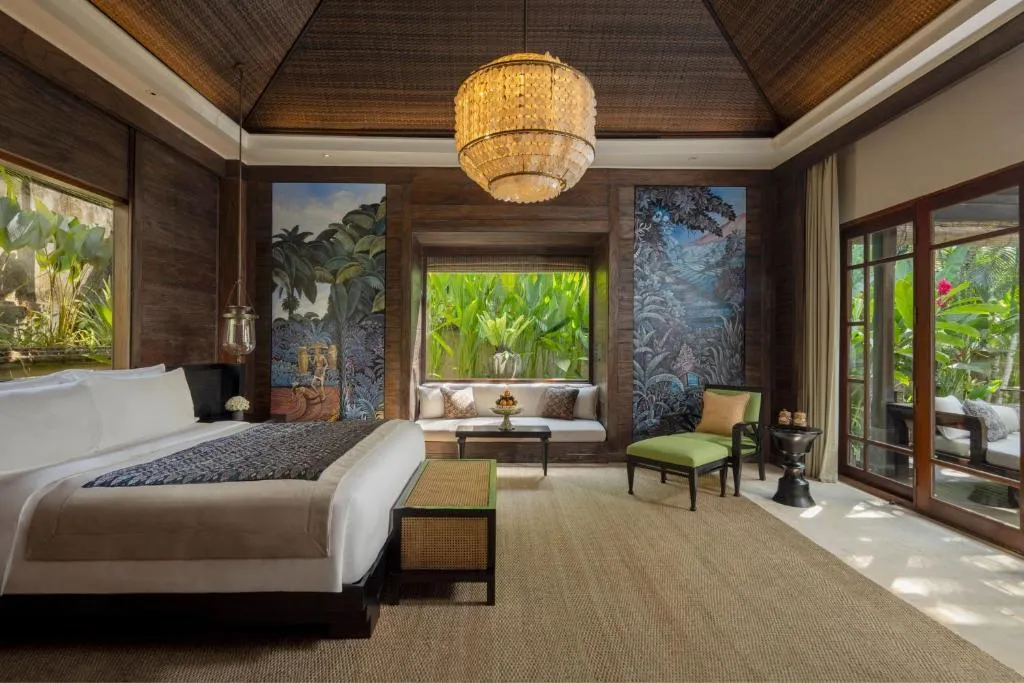 habitación amplia con un decorado moderno para una agradable estancia en el hotel mandapa