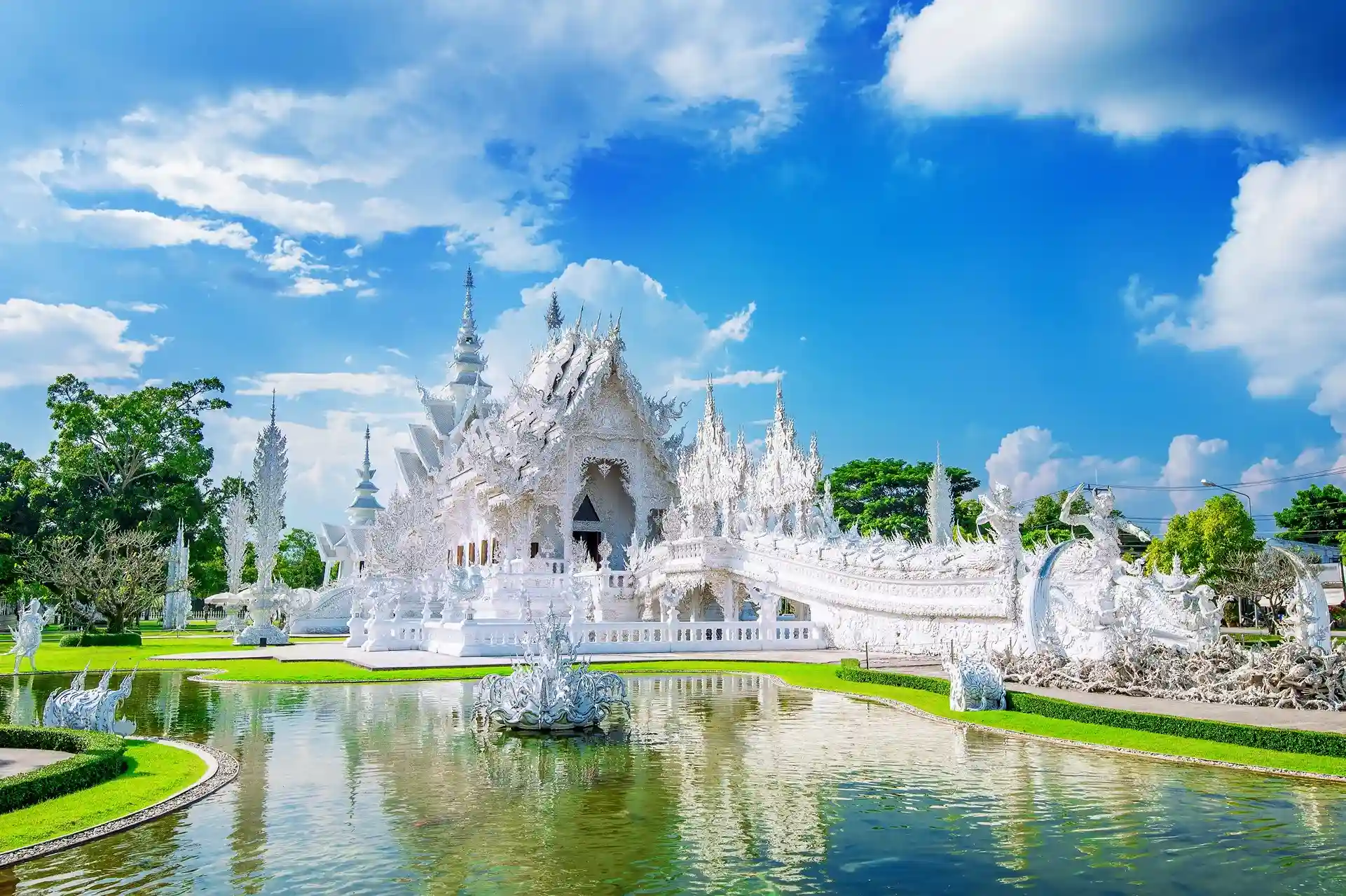 wat rong khun templo budista blanco