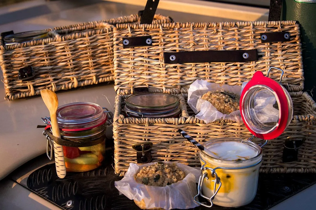 desayuno de campo en el mombo camp