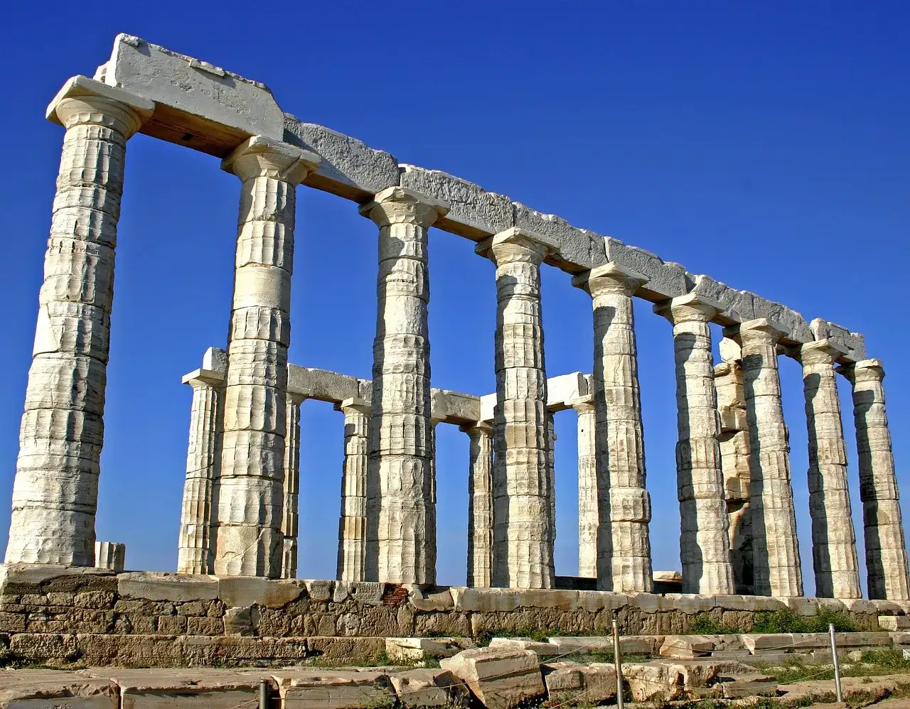muros históricos muy populares en una de las ciudades de Grecia.